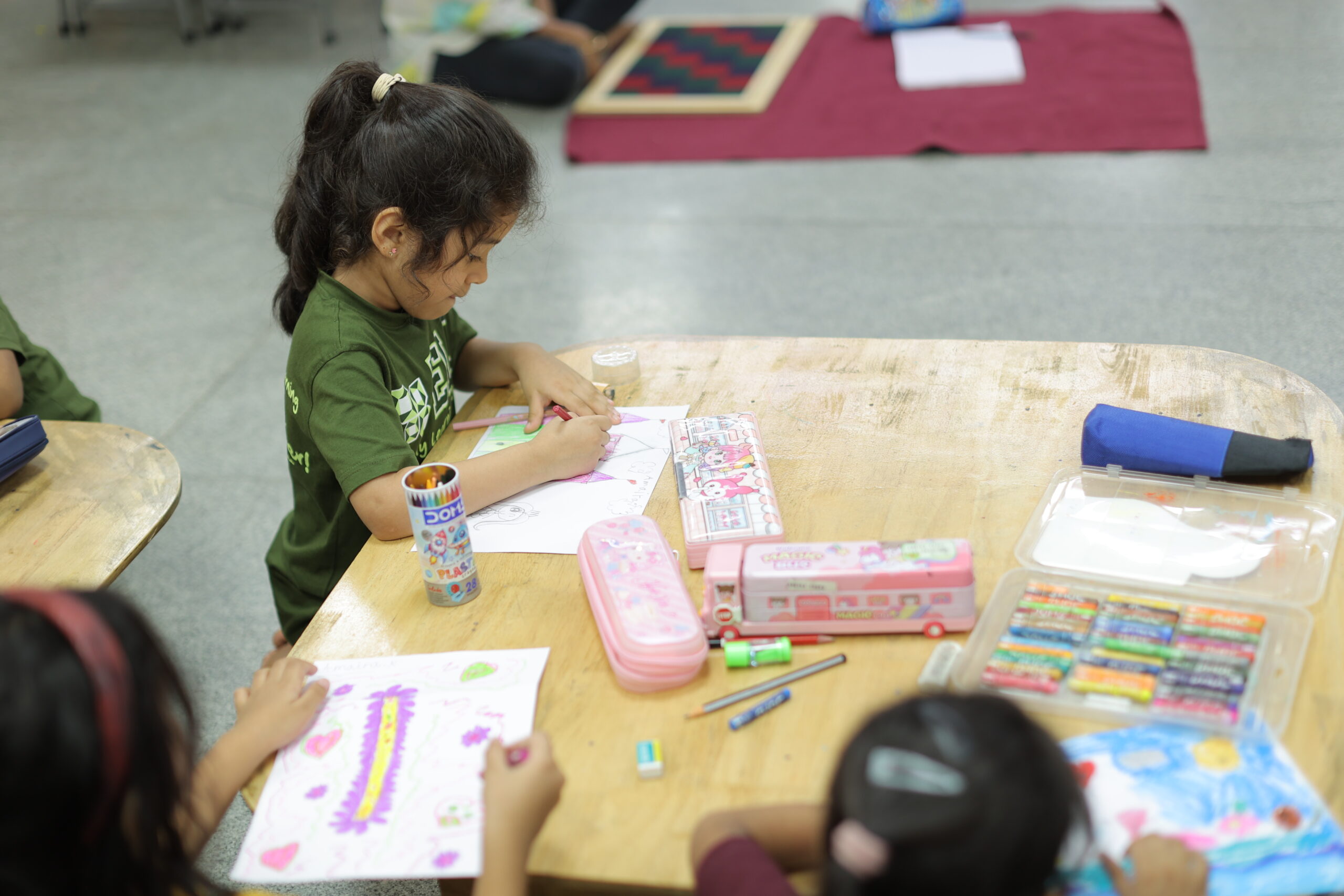 A primary classroom
