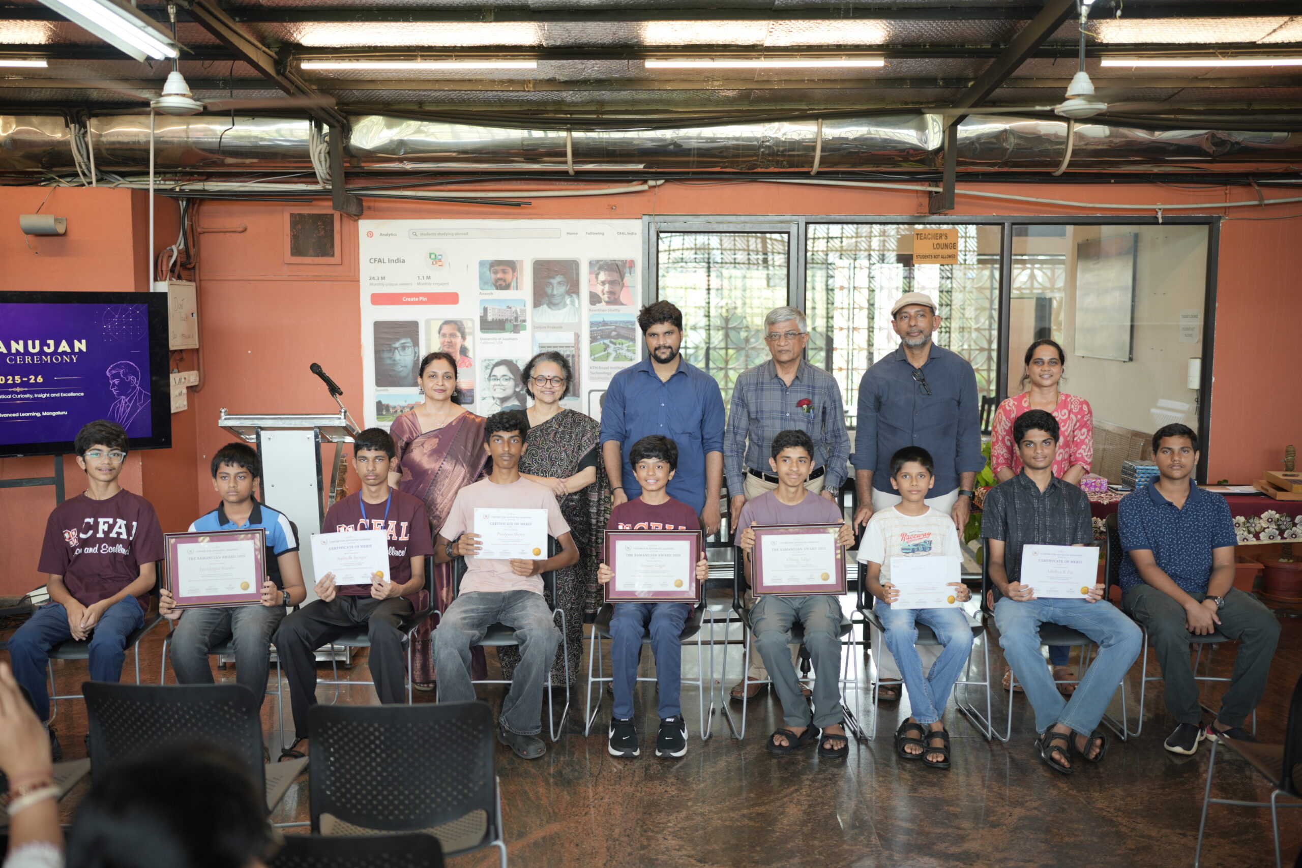 Pragathi, IMTC and the Ramanujan Contest